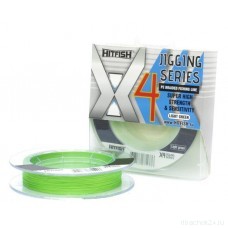 Шнур HITFISH  X4 Jigging Series Light Green d-0,205мм 12,7кг 150м #1.5
